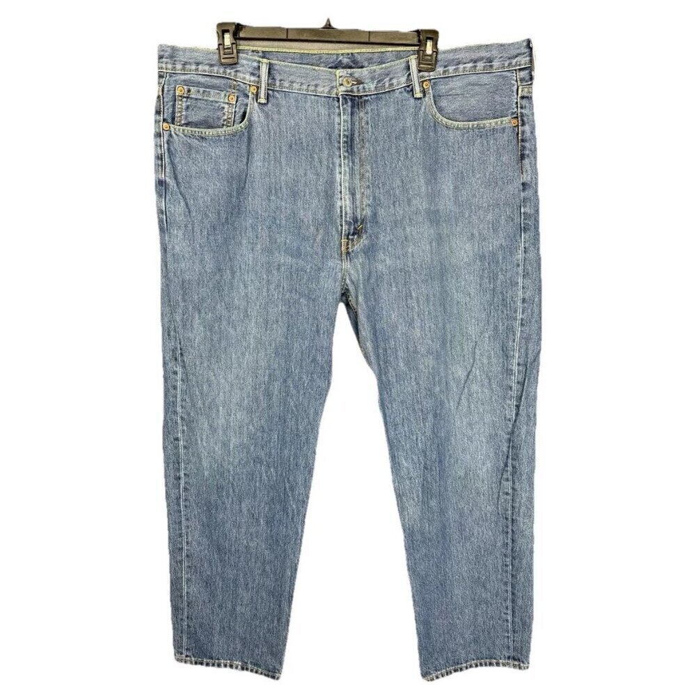 Levis 550 Jeans Mens 46x32 Blue Relaxed Slight Taper Denim Medium Wash Classic